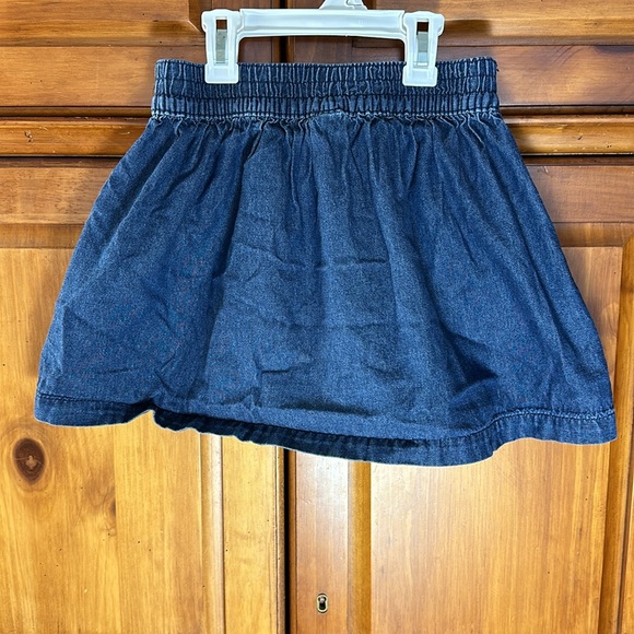 Cherokee Girls Navy Denim Skirt - Picture 2 of 2